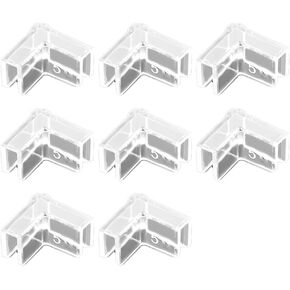 8PCS Clear PVC Fish Tank Edges Protector Aquariums Fish Tank Corner Protectors Glass Cover Protector,5mm