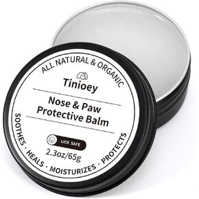 Dog Paw Balm Dogs Lick Safe (2.3oz) | 100% Natural & Organic Cat Dog Paw Pad Balm | Dog Nose Balm for Dry Nose | Paw Moisturizer Snout Soother for Dogs | Dog Accessories Pet Supplies