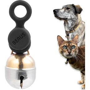 Beau's Bells V2 | Cat & Dog Collar Bells with New Quick Loop Easy Release Clip | Handmade Copper | Track Your Pet | Protect Wildlife
