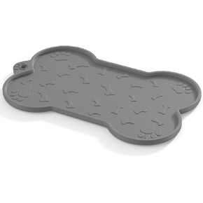Cat Food Mat,Safety Silicone Waterproof Cat Feeder Pad with Raised Edge Puppy Kitten Feeding Mats,Dog Cat Feeding Mat for Food and Water