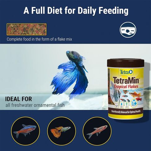TetraMin Nutritionally Balanced Tropical Flake Food for Tropical Fish in Saudi Arabia