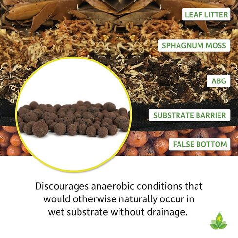 Josh's Frogs False Bottom - Leca موسع الحصى الطينية (5 كوارت) in Kuwait