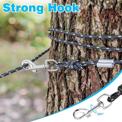 Reflective Cat Leash - 30 Feet Yard Long Leash, Escape Proof Durable Walking Leads, Safe Extender Pet Tie Out Leash Outdoor Training Playing Camping for Kittens/Puppies/Rabbits/Small Animals in Kuwait