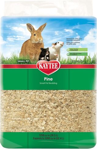 Kaytee Small Animal Pine Bedding For Pet Guinea Pigs, Rabbits, Hamsters, Gerbils, and Chinchillas, 52.4 Liter in Kuwait