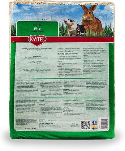 Kaytee Small Animal Pine Bedding For Pet Guinea Pigs, Rabbits, Hamsters, Gerbils, and Chinchillas, 52.4 Liter in Kuwait