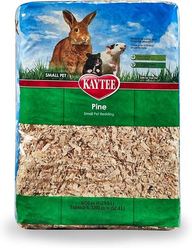 Kaytee Small Animal Pine Bedding For Pet Guinea Pigs, Rabbits, Hamsters, Gerbils, and Chinchillas, 52.4 Liter in Kuwait