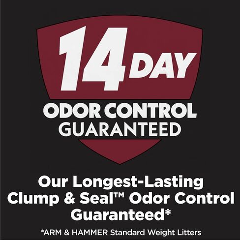 ARM & HAMMER Clump & Seal Platinum Multi-Cat Complete Odor Sealing Clumping Cat Litter with 14 Days of Odor Control, 37 lbs, Online Exclusive Formula in Saudi Arabia