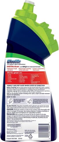 Bissell InstaClean Oxy Pet Spot and Stain Remover with Brush Head, 4 pack, 17409 in Saudi Arabia