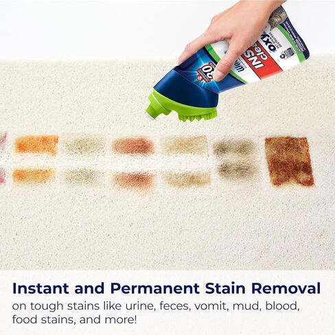 Bissell InstaClean Oxy Pet Spot and Stain Remover with Brush Head, 4 pack, 17409 in Saudi Arabia