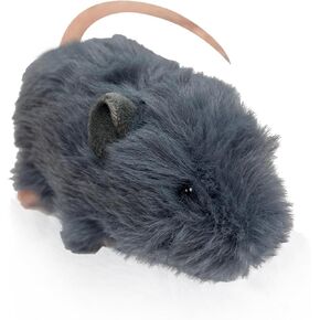 Vaulted Skulls & Co Mouse Dog Toy 7" | Mouse Stuffed Animal Small | Fluffy Mouse Small Dog Toy | Cat Mouse Toy | Small Mouse Plush Dog Toy | Mouse Toy for Cats | Squeaker-Free | Gray | 7"