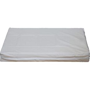 2 حزمة Elite DIY DAY DANENTERPAT DAVET CASE مع سوستة لسرير الكلب الكلب وسادة الأليف سرير من الحجم 41 "x27" x4 " - بطانة داخلية بيضاء 45" x31 "شقة