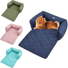 Pet Sofa Bed for Dogs and Cats, Non-Slip Couch Mat for Dogs, Comfortable Pet Cushion for Small & Medium Dogs, Furniture Protector for Sofa, Dog Bed Couch Cover, Cat Couch Bed Mat (Blue)