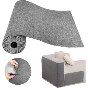 Cat Scratching Climbing Carpet Mat, Adhesive Trimmable Cat Scratcher Furniture Protector, Cat Post Covered Pad Replacement for DIY Cat Tree Shelf Steps Couch Corner Wall (Khaki, 39.3x15.8Inch)