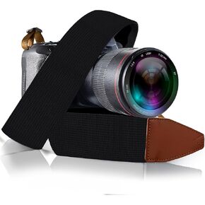 Art Tribute Travel Camera Strap World Map for All DSLR Camera. Cotton Elegant Universal Strap, Neck Shoulder SLR Camera Strap for Canon, Nikon Best Stocking Stuffer for Men & Women Photographers…