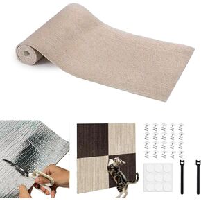 Cat Scratching Furniture Protector Self Adhesive Trimmable Protective Sofa Carpet Leather Furniture Pad Replacement for Cat Tree Shelves DIY Pet Scratch Protector (Green, 15.7"x39.3")