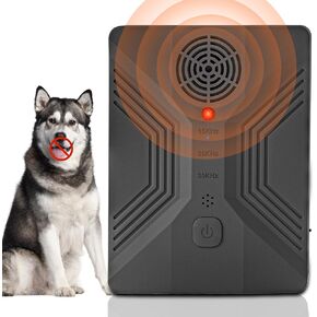 Anti Barking Device, Ultrasonic Dog Bark Deterrent Device, 3 Modes Barking Control Devices, 50FT Bark Box Rechargeable Dog Bark Silencer, Anti Barking Device for Dogs Indoor Outdoor Use