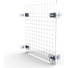 Aquarium Fish Tank Divider Acrylic Isolation Grid Board with Suction Cups Included Clear Fish Separator Transparent Plate Baffle Cover Blocking Fish Partition Net 30x40cm/11.81x15.74in in Saudi Arabia