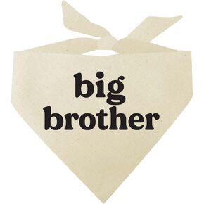 Big Brother Dog Bandana (887 Natural, One Size) GB