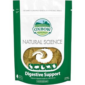 Oxbow Natural Science Digestive Supplement - High Fiber Supports Digestive Health in Chinchillas, Rabbits, Guinea Pigs and Other Small Animals- Made in the USA- Veterinarian Recommended - 4.2 oz.