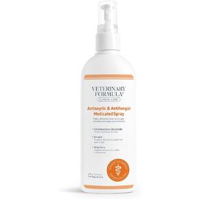 Veterinary Formula Clinical Care Antiseptic and Antifungal Medicated Shampoo for Dogs & Cats, 16 Fl Oz – Helps Alleviate Scaly, Greasy, red Skin – Paraben, Dye, Soap-Free (1 Pack)
