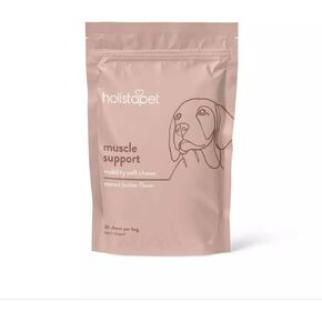 Mobility Soft Chews, Amino Acids for Dogs, Supports Overall Health, Helps Maintain Activity, All Natural Ingredients (30 Count, Peanut Butter)