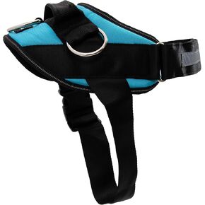 ShawnCo Essential Dog Harness, No-Pull Pet Vest with 3 Leash Clips, No Choke, Reflective, Adjustable and Padded, for Easy Walking and Training for Small, Medium and Large Dogs (Oceanic Blue, S)