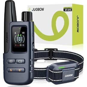 Jugbow Dog Shock Collar - 4200FT Dog Training Collar with Remote for 5-120lbs Small Medium Large Dogs, IPX8 Waterproof E Collar with 4 Training Modes, Security Lock, Rechargeable Shock Collar