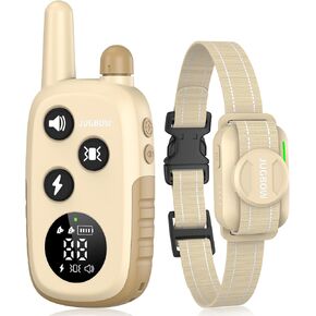 Jugbow Dog Shock Collar - 4200FT Dog Training Collar with Remote for 5-120 lb Large Medium Small Dogs, Rechargeable Waterproof IPX8 E Collars with Beep (1-3) Vibration(1-3) Safe Static(0-99)