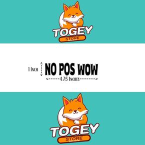 No Pos Wow Decal - No Pos Wow Sticker Decal - Car Window Decal - Tumbler Decal - Laptop Decal - Funny Sticker