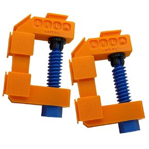 Crack C Clamps متوافقة مع العجلات الساخنة (مجموعة من 2)