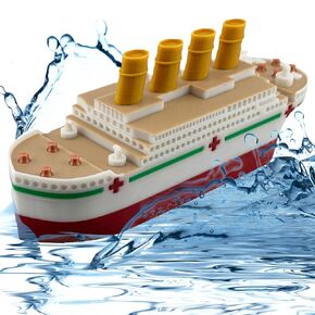 القارب البريطاني العائم 6 بوصات من الحمام من توبتواستيك ، مسرحية تظاهر ، الكعكة توبيبر ، RMS Britannic ، Titanic Sister Ship