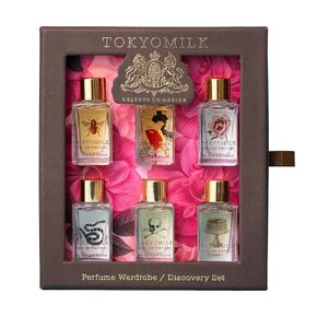 TOKYOMILK Eau de Parfum Discovery Set, 6 Fragrances in 0.23 fl. oz. Bottles – Perfume for Women, Mini Perfume Set, Perfume Sampler Set, Women’s Perfume Gift Set, Sample Size Perfumes