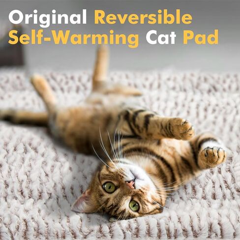 سرير قطة Cat Cat التدفئة الذاتية 22 "× 17" حصيرة حصيرة حصيرة دافئة إضافية للحيوانات الأليفة الكبيرة في الهواء الطلق والداخلية حيوانات أليفة جرو صغيرة in Kuwait