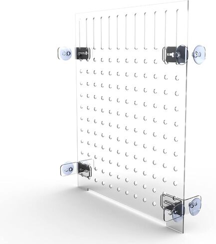 Aquarium Fish Tank Divider Acrylic Isolation Grid Board with Suction Cups Included Clear Fish Separator Transparent Plate Baffle Cover Blocking Fish Partition Net 30x40cm/11.81x15.74in in Saudi Arabia