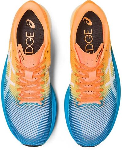 حذاء الجري ASICS للجنسين METASPEED Edge+، مقاس 11، أخضر سماوي/خطر in Kuwait