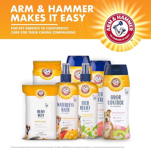 Arm & Hammer Deodorizing Dog Shampoo, Kiwi Blossom, 20 Fl Oz in Kuwait