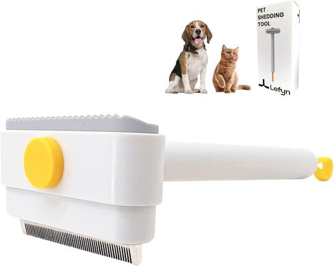 فرشاة Cat & Dog للتسلق ، فرشاة Cat and Dog Deseshedding للشعر القصير والطويل ، فرشاة الأليفة ، أدوات سفك الكلاب ، أداة الاستمالة الفعالة للاستخدام الداخلي والسفر in Saudi Arabia