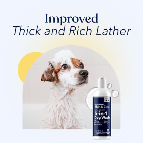 Oatmeal Aloe Dog Shampoo and Conditioner, Itchy Skin Relief, Sensitive Skin in Saudi Arabia