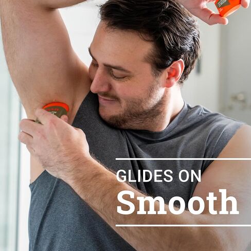 Mando Whole Body Deodorant For Men - Smooth Solid Stick - 72 Hour Odor Control - Aluminum Free, Baking Soda Free, Skin Safe - 2.6 Ounce (Pack of 2) - Unscented in Kuwait