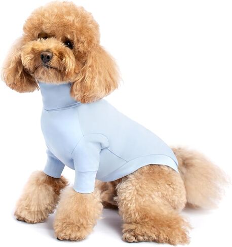 Dog Shirt, Pima Cotton Long Sleeve, Dog Shirts for Small, Medium, Large Dogs, Lightweight, Allergy Free, Shedding Resistant, Dog T-Shirt, XS-XL (X-Large, Sky Blue) in Saudi Arabia