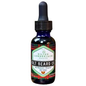 Kilt Beard Co.- Kilted Lumberjack (Holiday Edition) Premium Beard Oil 1oz (Apple, Cinnamon Bark, and Cedarwood,) Moisturize, Nourish, Organic, All-Natural