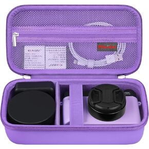 Elonbo 4K Digital Camera Carrying Case for Femivo/VETEK/IWEUKJLO/VJIANGER/WIKICO/Saneen/OIEXI 4K 48MP Vlogging Camera, Travel Compact Camera Storage Cover Bag Organizer Holder, Black