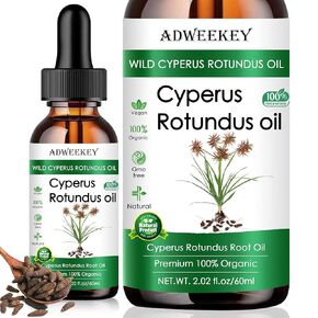 Cyperus Rotundus Oil - Cyprus Oil Natural Nut Grass Mix Oil for Reducing Body Hair Growth, Smooth Skin & Hair Removal, Moisturizing & Soothing, Ideal for All Skin Types