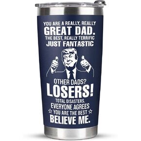 Gifts for Dad from Daughter, Son for Fathers Day, Christmas - Dad Gifts from Daughter, Son - Birthday Gifts for Dad, Dad Birthday Gift - Best Dad Ever Gifts, Happy Birthday Dad - Best Dad Tumbler 20Oz
