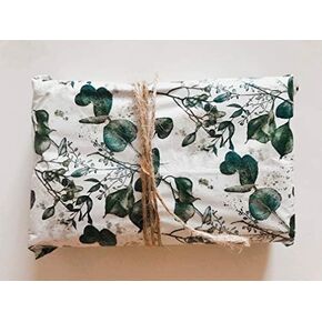 InsideMyNest Premium Quality Eucalyptus Botanical Extra Large Tissue Paper Sheets 30x20 Gift Wrap Box Filler (10 Sheets)