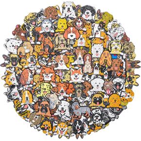 QYSEOFON Lot of 25, 50, 100pcs Boys Girls Lovely Cartoon Dogs Shoe Charms Men Women Cute Animals Shoes Decorations