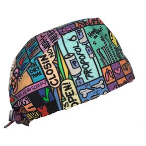 Dumpster Fire Men's/Unisex Scrub Cap