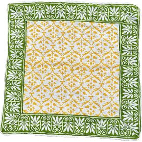 100% Cotton Bandanas for Men & Women - Handmade Stylish Headband - Bohemian Style Cotton Neck Scarf - Cotton Paisley Bandana - Cotton Hand Block Neck Scarf, Boho Soft Cotton Bandana