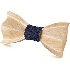 Colorantic | Wooden Bow Tie for Men | Man Graduation, Gift, Wedding, Prom, Baptism, Casual Event