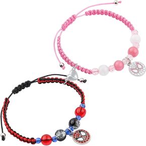 Couples/Friendship Matching Bracelets,Bat/Spider/kitty Bracelets Set, Valentine's Day Birthday Jewelry Gifts for Bf and Gf Soulmate, Matching Gifts for Wife&Husband Daughters&Son BFF